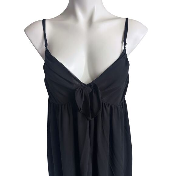 Vintage Victoria’s Secret Gold Label Sheer Black Slip Dress 90s Y2K Boudoir Glam - Picture 3 of 8
